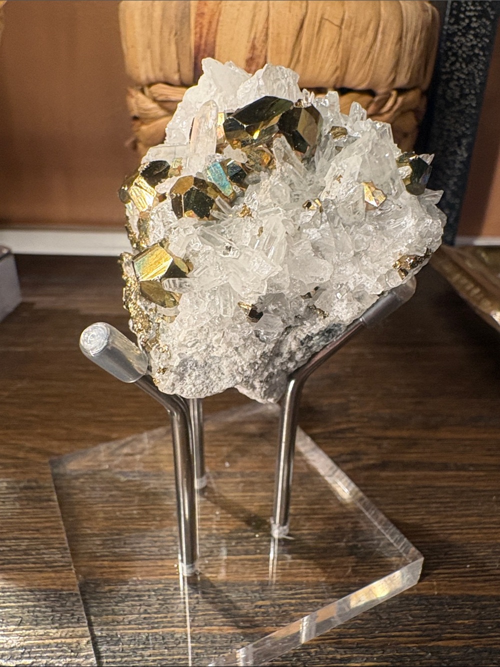Pyrite and Quartz - Picture 6 of 6